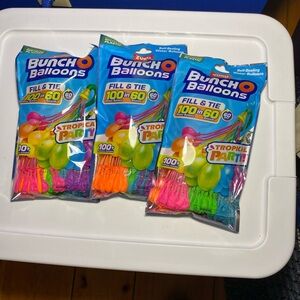 Water Balloons, Bunch-O-Balloons, 3 packs (100 each)